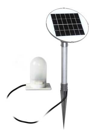 hoher Solar-Pflanzkübel